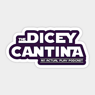 Dicey Cantina Logo Sticker